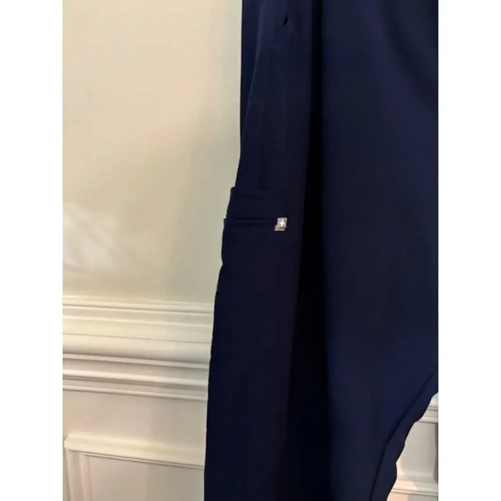 Figs Scrub Pants Mens 2XL Navy Blue Medical Drawstring Straight Leg XXL